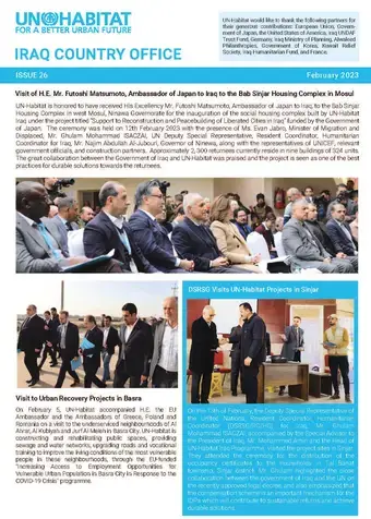 UN-Habitat Iraq Newsletter – February 2023 (English)