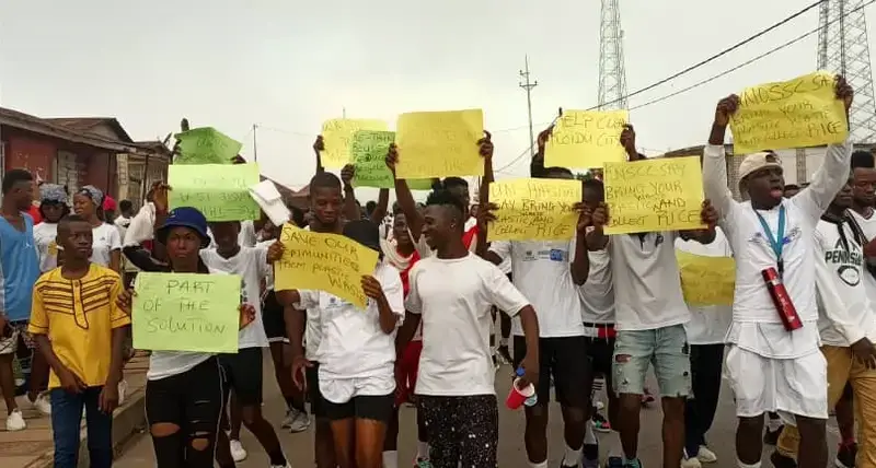 Plastic for rice exchange campaign in Koidu, Sierra Leone comes to an end