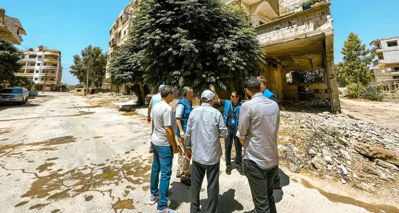 Ensuring safer access to houses in Syrian neighbourhoods