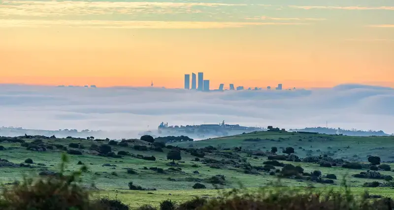 Sunset over the city of Madrid. Photo: Shutterstock