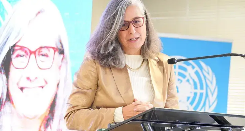 UN-Habitat Executive Director Anacláudia Rossbach during the official launch of the UN-Habitat South Africa Country Office in Pretoria, South Africa, on 14 August 2026. © UN-Habitat